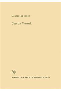 Über das Vorurteil