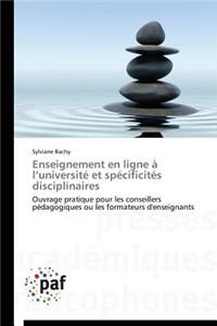 Enseignement En Ligne À L Université Et Spécificités Disciplinaires
