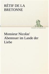Monsieur Nicolas' Abenteuer im Lande der Liebe
