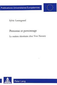 Personne Et Personnage