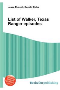 List of Walker, Texas Ranger Episodes