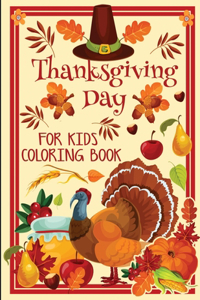 thanksgiving day coloring book for kids