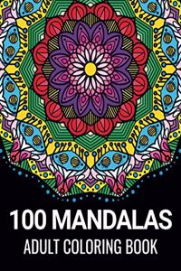 100 Mandalas Adult Coloring Book