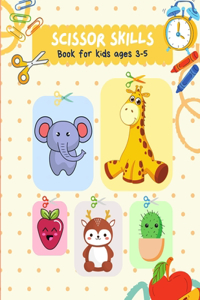 Scissors skills book for kids ages 3-5