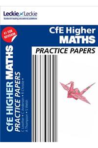 CfE Higher Maths Practice Papers for SQA Exams