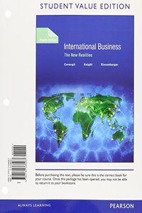 International Business: The New Realities, Student Value Edition Plus Mylab Management with Pearson Etext -- Access Card Package