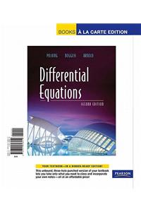 Differential Equations, Books a la Carte Edition
