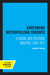Governing Metropolitan Toronto