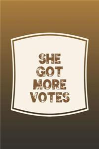 She Got More Votes