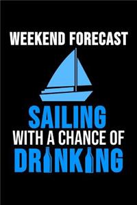 Weekend Forecast Sailing with Chance of Drinking