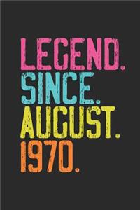 Legend Since August 1970