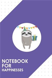 Notebook for Happinesses