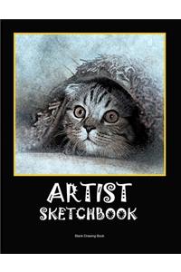 Artist sketchbook large white paper 8.5x11