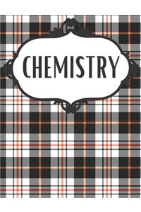 Halloween Plaid Chemistry Notebook