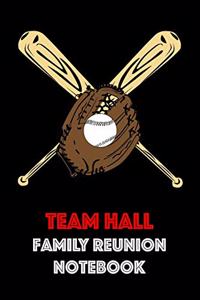 Team Hall Family Reunion Notebook