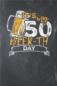 It's my 50 Beer-Th Day