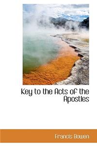 Key to the Acts of the Apostles