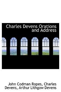 Charles Devens Orations and Address