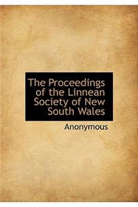 The Proceedings of the Linnean Society of New South Wales