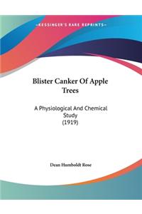 Blister Canker Of Apple Trees