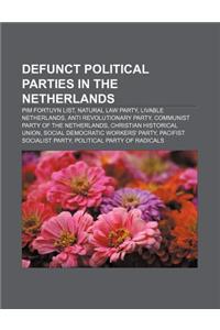 Defunct Political Parties in the Netherlands