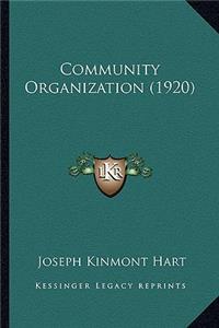 Community Organization (1920)