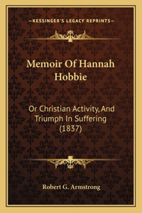 Memoir Of Hannah Hobbie