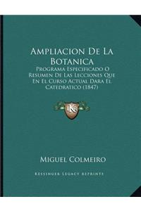 Ampliacion De La Botanica