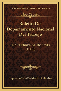 Boletin Del Departamento Nacional Del Trabajo