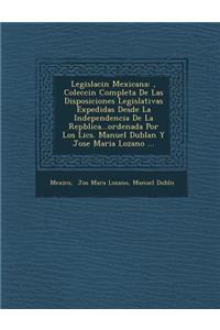 Legislaci N Mexicana