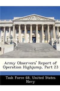 Army Observers' Report of Operation Highjump, Part 23