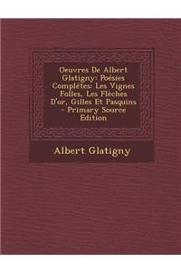 Oeuvres de Albert Glatigny