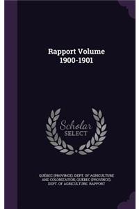 Rapport Volume 1900-1901