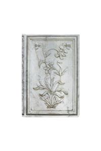 Paperblanks Lahori Taj Mahal Flowers Hardcover Mini Unlined Elastic Band Closure 176 Pg 85 GSM