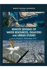 Remote Sensing of Water Resources, Disasters, and Urban Studies