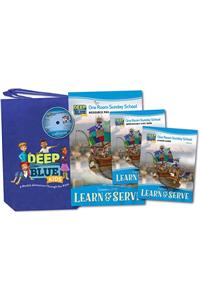 Deep Blue Kids Learn & Serve One Room Sunday School Kit Summer 2018