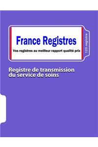 Registre de transmission du service de soins