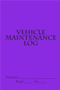 Vehicle Maintenance Log