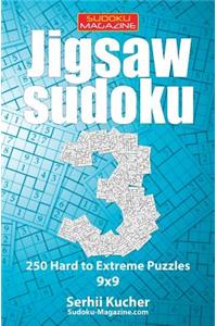 Jigsaw Sudoku - 250 Hard to Extreme Puzzles 9x9