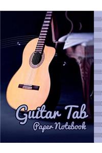 Guitar Tab Paper Notebook