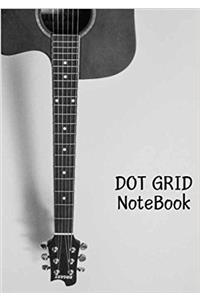 Acoustic Guitar Dot Grid Notebook