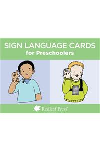 Sign Language Cards for Preschoolers