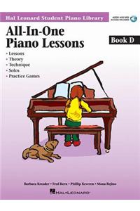 All-In-One Piano Lessons - Book D (Book/Online Audio)
