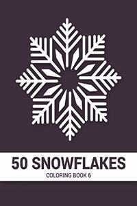 50 Snowflakes Coloring Book 6