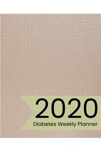 2020 Diabetes Weekly Planner