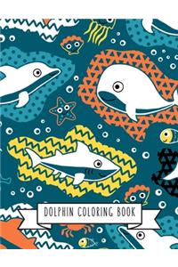 Dolphin Coloring Book