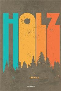 Holz - Notizbuch