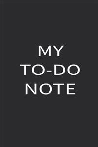 My To-Do Note