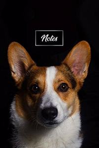Pembroke Welsh Corgis Dog Pup Puppy Doggie Notebook Bullet Journal Diary Composition Book Notepad - Sparkling Eyes