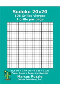 Sudoku 20x20 - 106 Grilles vierges